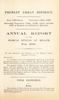 view [Report 1906] / Medical Officer of Health, Frimley U.D.C.