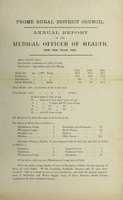 view [Report 1895] / Medical Officer of Health, Frome R.D.C.