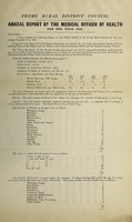 view [Report 1905] / Medical Officer of Health, Frome R.D.C.