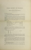 view [Report 1895] / Medical Officer of Health, Fulwood U.D.C.