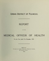 view [Report 1947] / Medical Officer of Health, Fulwood U.D.C.