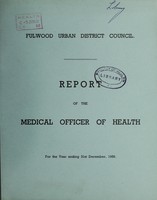 view [Report 1956] / Medical Officer of Health, Fulwood U.D.C.