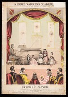 view Minnie Warren's quadrille (sister of Mrs. Tom Thumb) / by Stephen Glover. Performed daily at Commodore Nutt's grand levée.