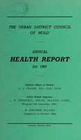 view [Report 1966] / Medical Officer of Health, Mold U.D.C.