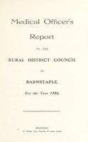 view [Report 1938] / Medical Officer of Health, Barnstaple (Union) R.D.C.