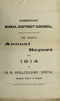 view [Report 1914] / Medical Officer of Health, Gainsborough R.D.C.