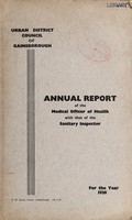 view [Report 1938] / Medical Officer of Health, Gainsborough U.D.C.