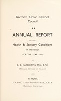 view [Report 1941] / Medical Officer of Health, Garforth U.D.C.