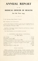 view [Report 1943] / Medical Officer of Health, Garstang (Union) R.D.C.