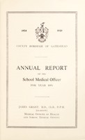 view [Report 1954] / School Medical Officer of Health, Gateshead County Borough.