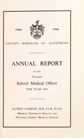 view [Report 1966] / School Medical Officer of Health, Gateshead County Borough.