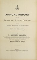 view [Report 1906] / Medical Officer of Health, Gateshead County Borough.