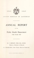 view [Report 1969] / Medical Officer of Health, Gateshead County Borough.