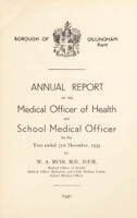 view [Report 1939] / Medical Officer of Health, Gillingham (Kent) Borough.