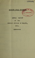 view [Report 1940] / Medical Officer of Health, Gipping R.D.C.