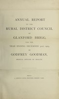 view [Report 1903] / Medical Officer of Health, Glanford Brigg (Union) R.D.C.