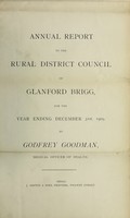 view [Report 1909] / Medical Officer of Health, Glanford Brigg (Union) R.D.C.