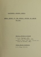 view [Report 1963] / Medical Officer of Health, Glastonbury Borough.