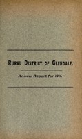 view [Report 1911] / Medical Officer of Health, Glendale R.D.C.