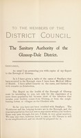 view [Report 1905] / Medical Officer of Health, Glossop-Dale R.D.C.