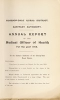 view [Report 1915] / Medical Officer of Health, Glossop-Dale R.D.C.