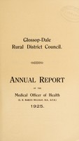 view [Report 1925] / Medical Officer of Health, Glossop-Dale R.D.C.