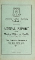 view [Report 1927] / Medical Officer of Health, Glossop Borough.