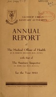 view [Report 1943] / Medical Officer of Health, Glossop Borough.