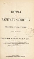 view [Report 1858] / Medical Officer of Health, Gloucester City & Port.