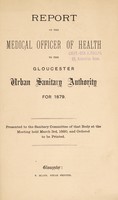 view [Report 1879] / Medical Officer of Health, Gloucester City & Port.