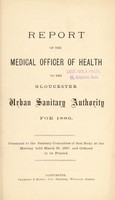 view [Report 1886] / Medical Officer of Health, Gloucester City & Port.