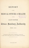 view [Report 1888] / Medical Officer of Health, Gloucester City & Port.