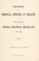 view [Report 1896] / Medical Officer of Health, Gloucester City & Port.