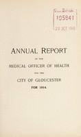 view [Report 1914] / Medical Officer of Health, Gloucester City & Port.