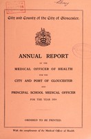 view [Report 1954] / Medical Officer of Health, Gloucester City & Port.