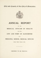 view [Report 1956] / Medical Officer of Health, Gloucester City & Port.