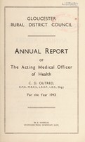 view [Report 1943] / Medical Officer of Health, Gloucester R.D.C.