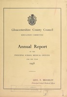 view [Report 1958] / School Medical Officer of Health, Gloucestershire County Council.