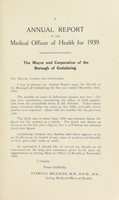 view [Report 1939] / Medical Officer of Health, Godalming Borough.