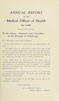 view [Report 1949] / Medical Officer of Health, Godalming Borough.