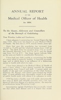 view [Report 1954] / Medical Officer of Health, Godalming Borough.