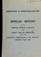 view [Report 1960] / Medical Officer of Health, Godmanchester Borough.