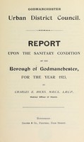 view [Report 1923] / Medical Officer of Health, Godmanchester U.D.C.