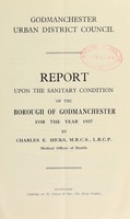 view [Report 1937] / Medical Officer of Health, Godmanchester U.D.C.