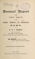 view [Report 1911] / Medical Officer of Health, Gomersal U.D.C.