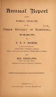 view [Report 1914] / Medical Officer of Health, Gomersal U.D.C.