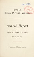 view [Report 1941] / Medical Officer of Health, Goole R.D.C.