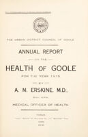 view [Report 1915] / Medical Officer of Health, Goole U.D.C.