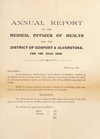 view [Report 1905] / Medical Officer of Health, Gosport & Alverstoke D.C.