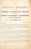 view [Report 1906] / Medical Officer of Health, Gosport & Alverstoke D.C.